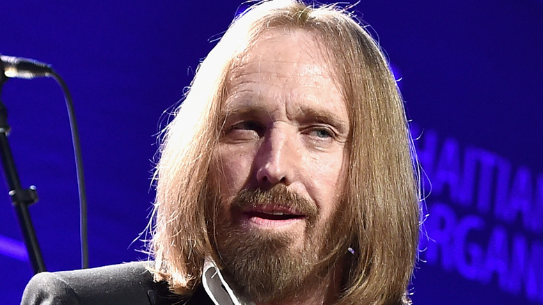 Tom Petty with long hair