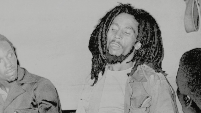 Bob Marley after being shot