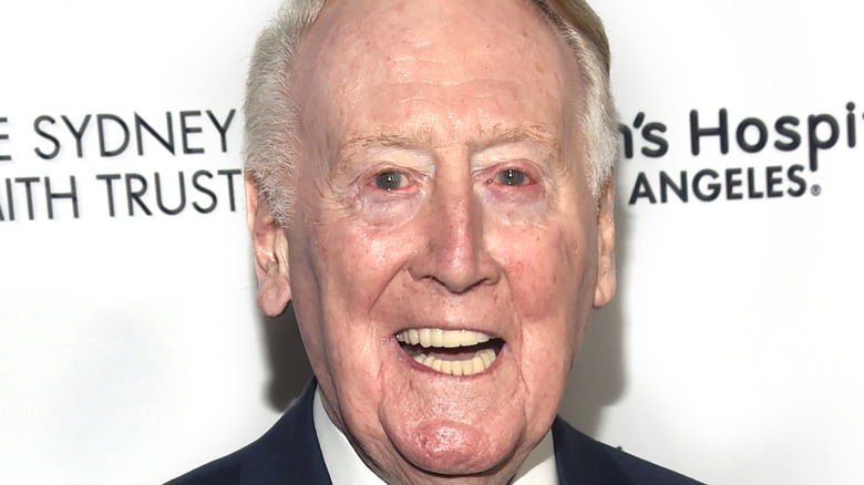 Vin Scully smiling