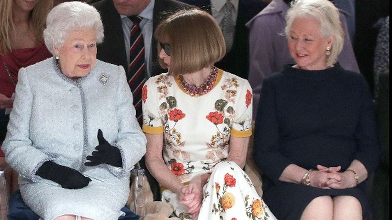 Queen Elizabeth, Anna Wintour, Angela Kelly