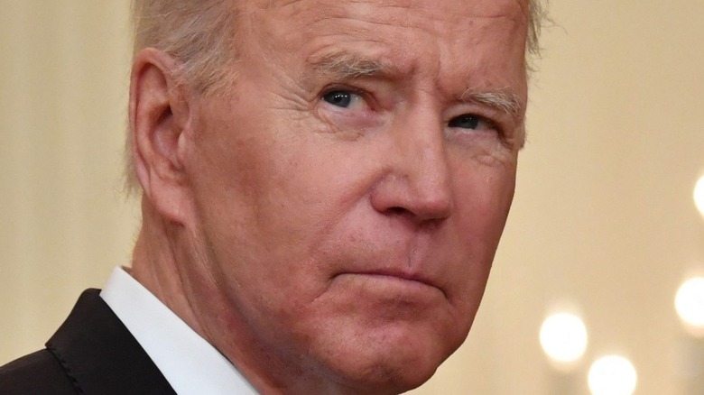 joe biden looks to side