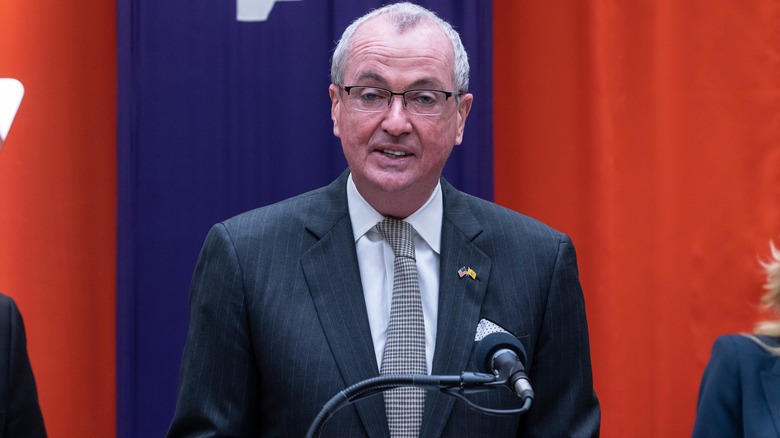 New jersey Governor Phil Murphy speaking
