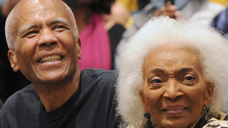 Kyle Johnson and Nichelle Nichols