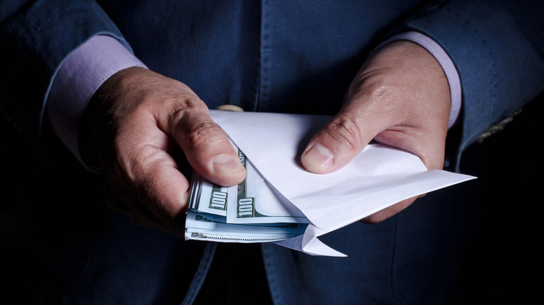 Man with cash