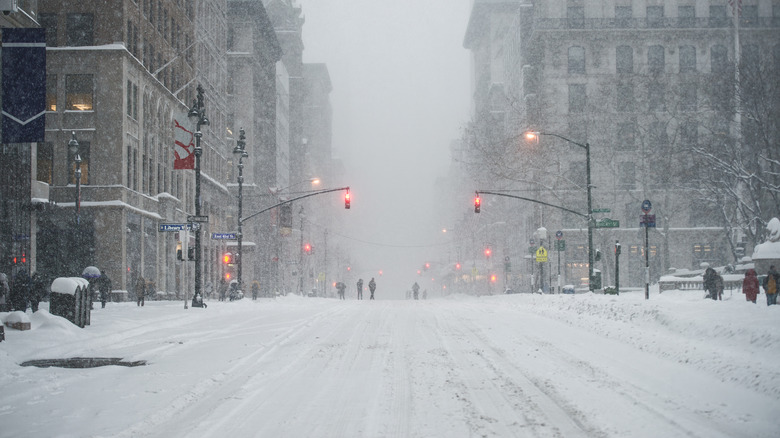 New York snow storm 