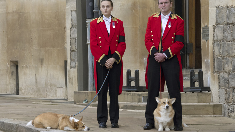 Muick and Sandy attend the queen's funeral