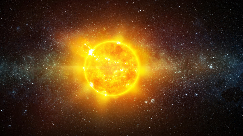 sun in space