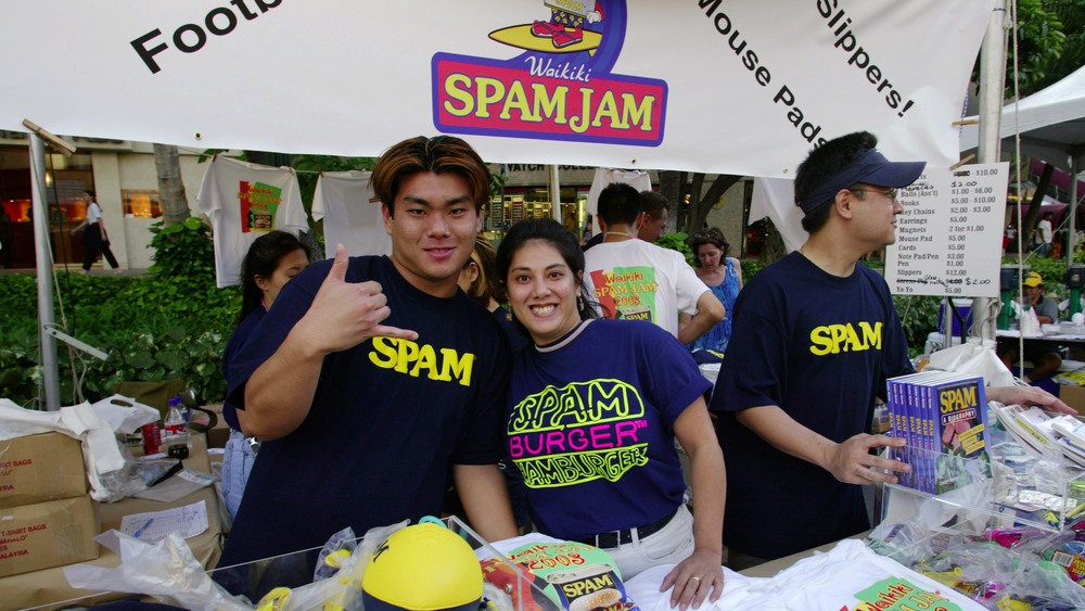 Spam Jam booth