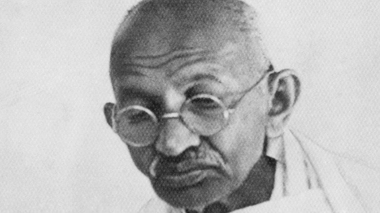Mahatma Gandhi close-up