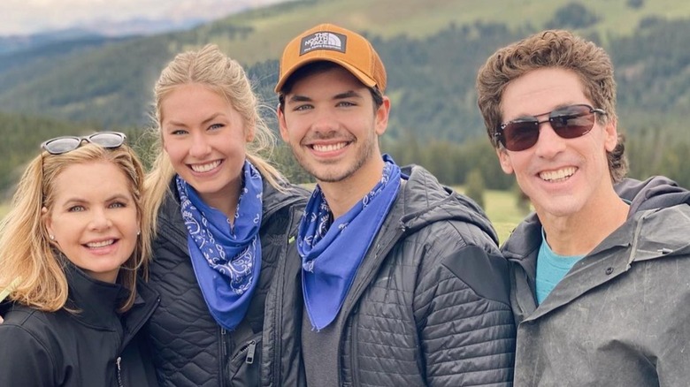 Osteen family smiling