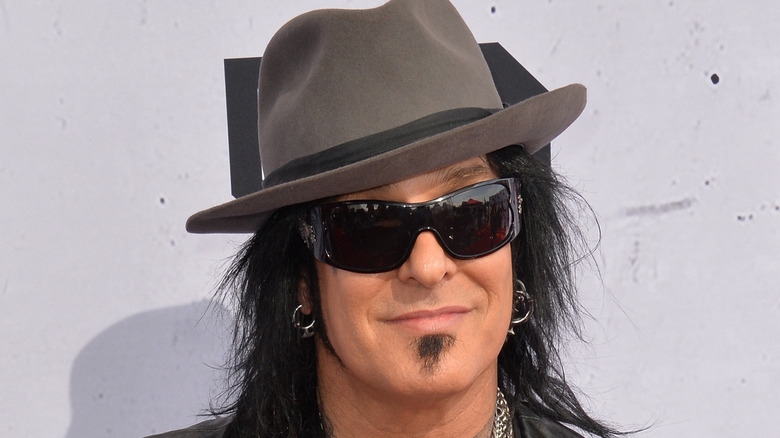 Nikki Sixx smiling