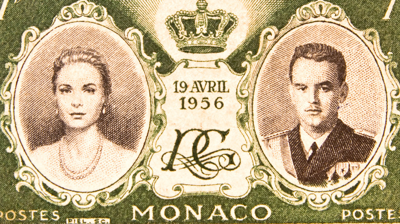 grace kelly Rainier stamp