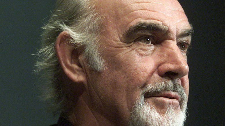 Sean Connery looking to the side