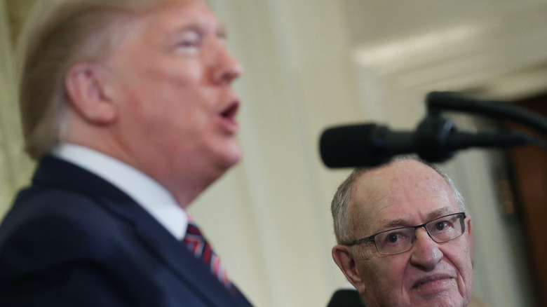 Donald Trump and Alan Dershowitz