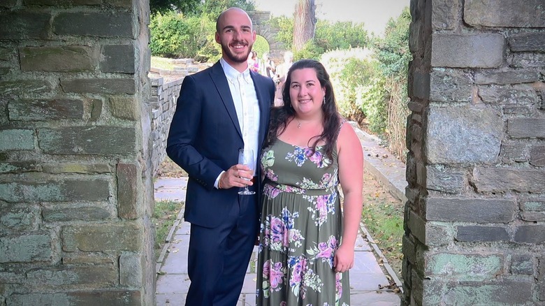 Brian and Cassie Laundrie smiling together