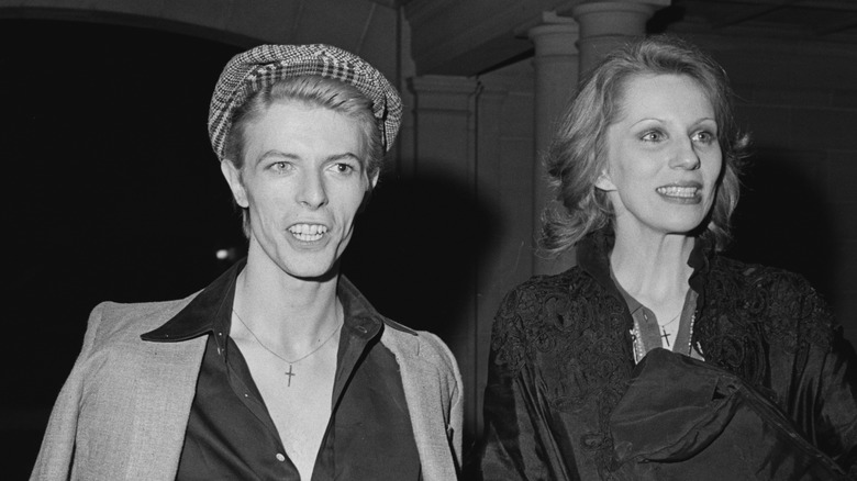 David Bowie and wife Angie