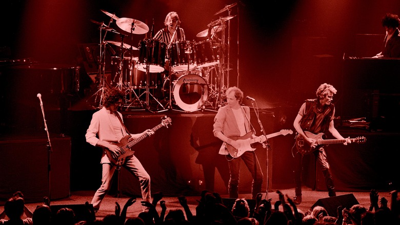 Dire Straits performing in 1980s