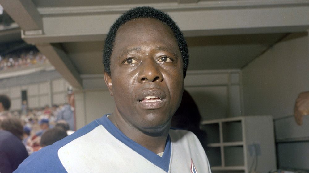 Baseball legend Hank Aaron