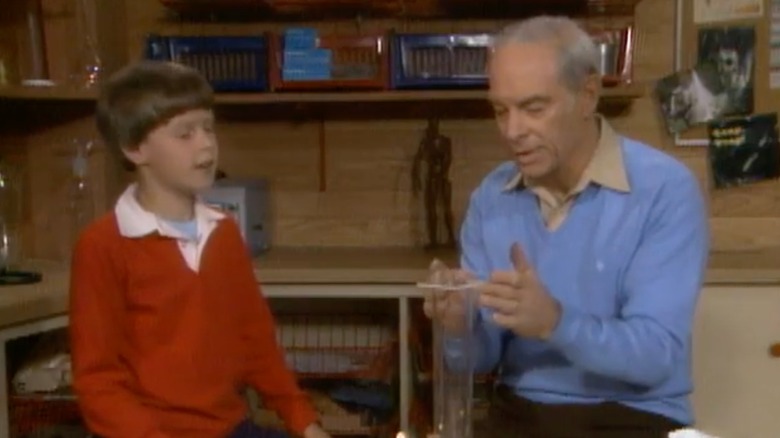 Mr. Wizard with child