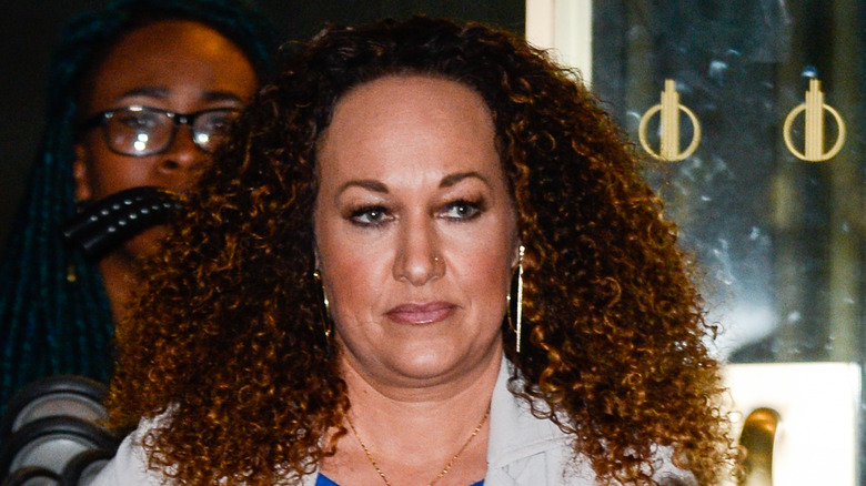 Rachel Dolezal looking to side