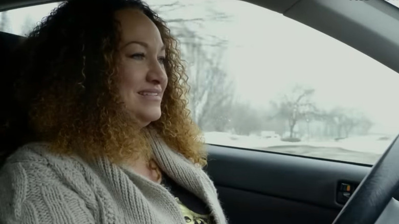 Rachel Dolezal driving