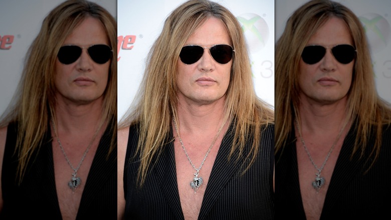 Sebastian Bach sports shades