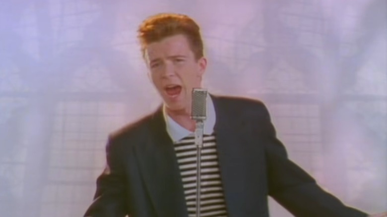 Rick Astley singing