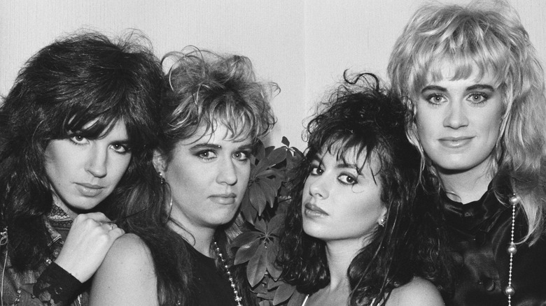 The Bangles posing