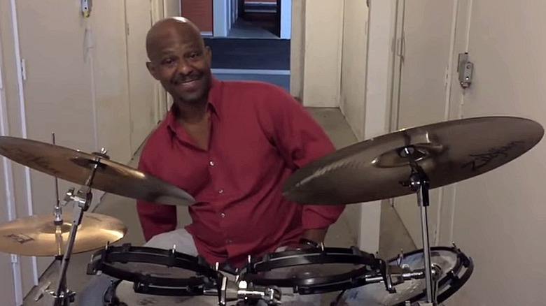 david joyner playing drums