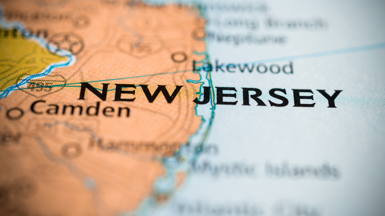 New Jersey map 