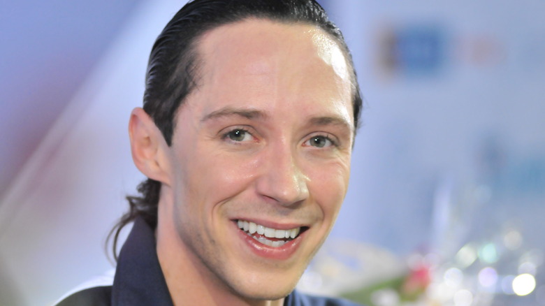 Johnny Weir skates