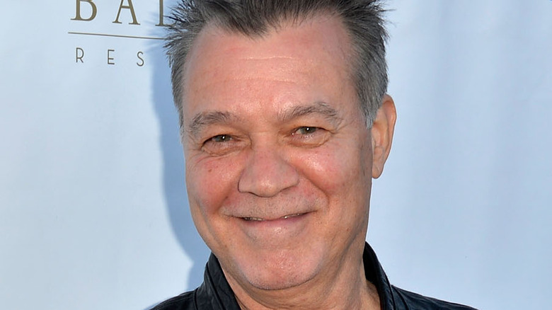 Eddie Van Halen smiling