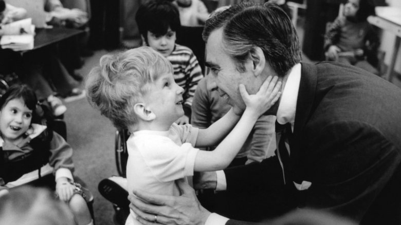 Mister Rogers and Tommy Paulhamus