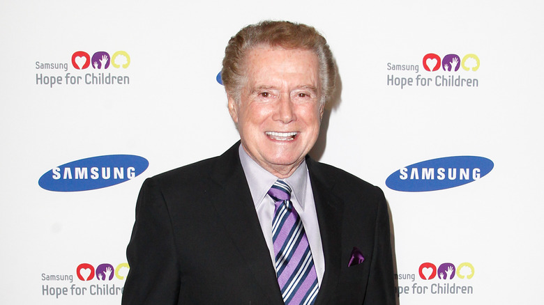 Regis Philbin smiling