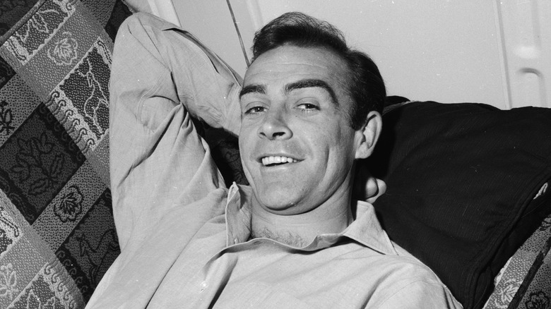 Young Sean Connery as James Bond