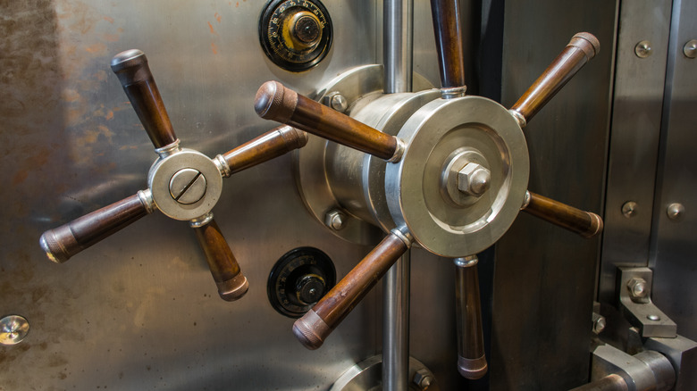 Door of bank vault