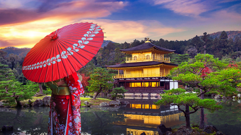 Kinkaku-ji Temple in Kyoto, Japan