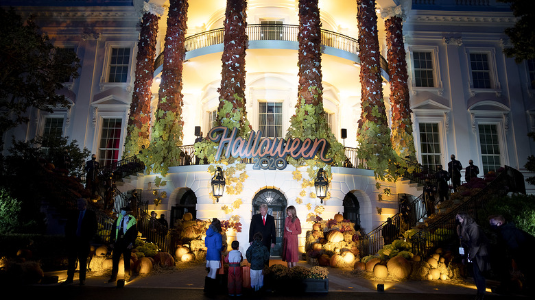 The White House at Halloween