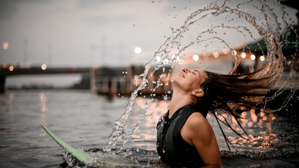 Water Hair Flip