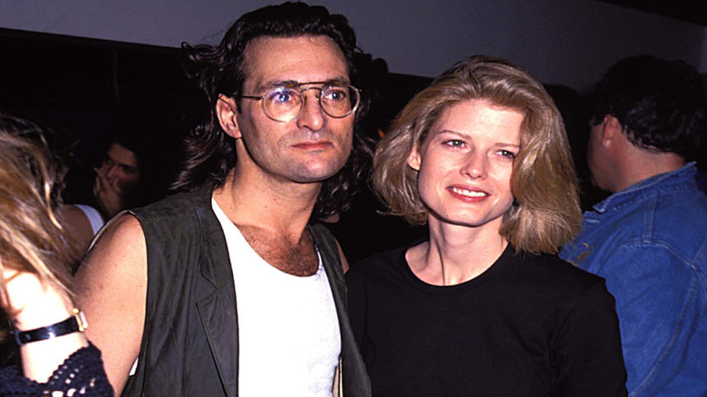 Fawn Hall posing with then-husband Danny Sugarman in the 1990s