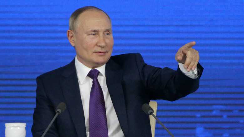 Vladimir Putin in 2021 