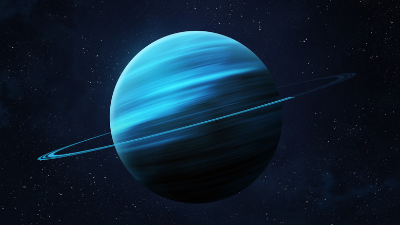 The planet Uranus
