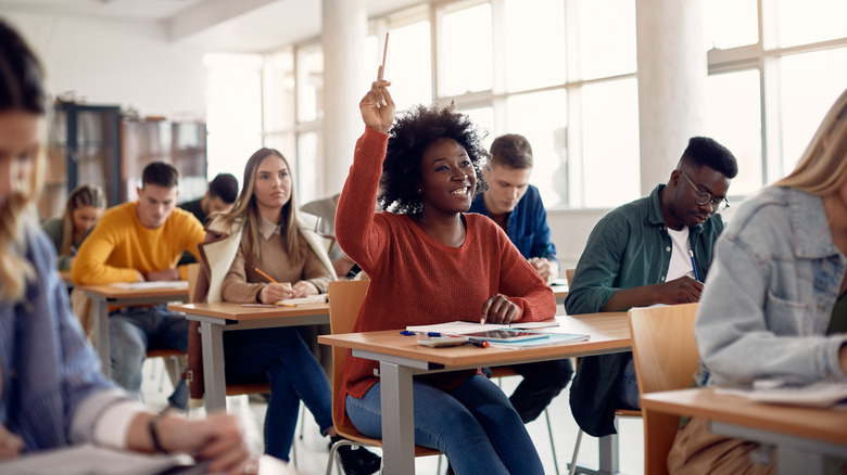 Students in classroom