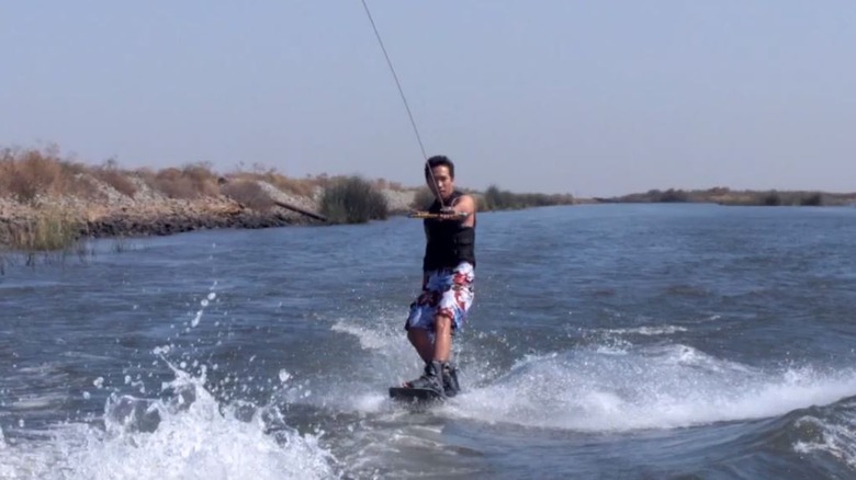 Harry Cheung waterboarding