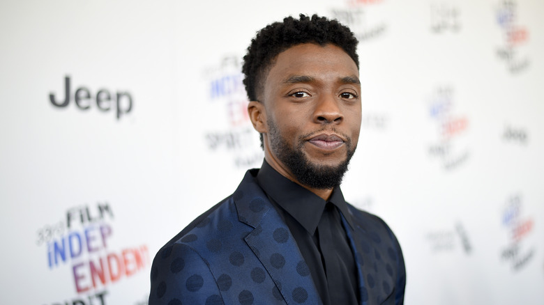 Chadwick Boseman white background