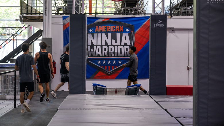 Men in a gym