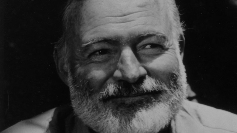 Ernest Hemingway smiling