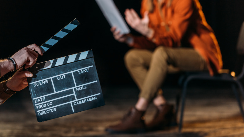 a film set