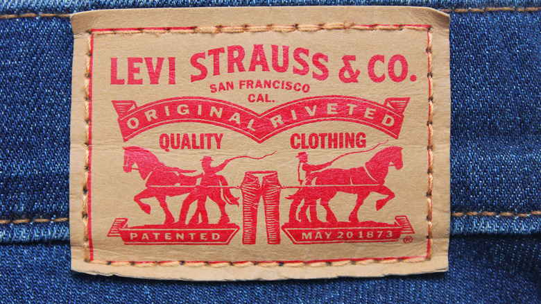 A label for Levi jeans 