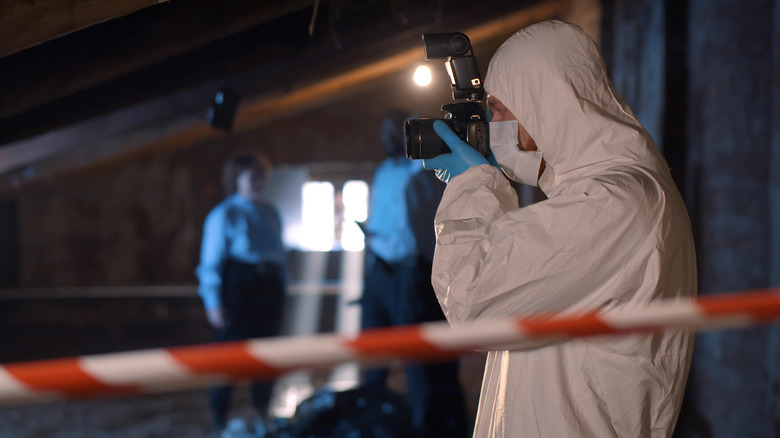 Forensics Crime scene photographer